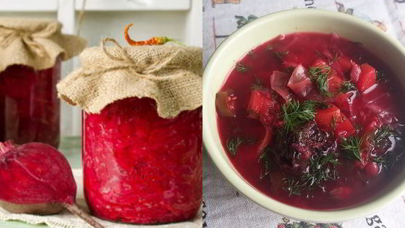 Рецепт Борщевая заправка со свеклой