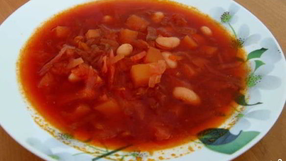 Рецепт Диетический борщ без зажарки