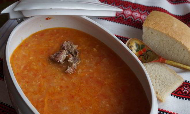 Капустник — украинский деревенский борщ