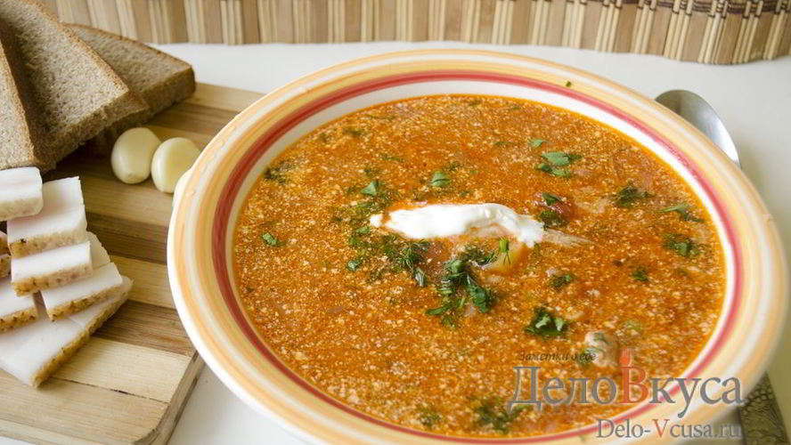 Рецепт красный украинский борщ со свеклой