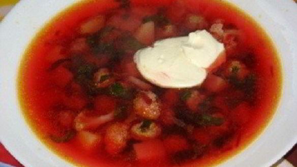 Рецепт Летний борщ с цветной капустой