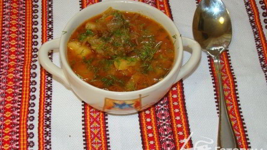 Рецепт мой борщ