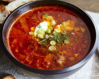 Настоящий украинский борщ