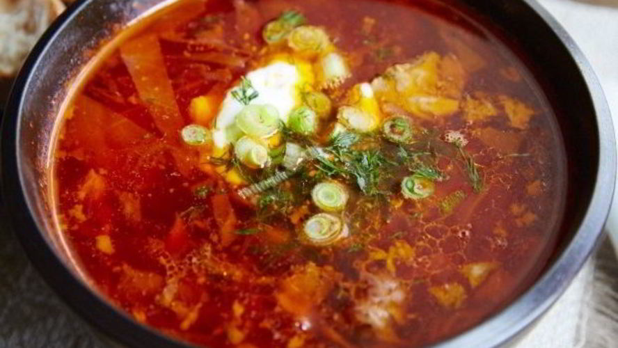 Рецепт настоящий украинский борщ