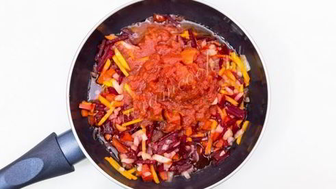 постный борщ на ароматном масле