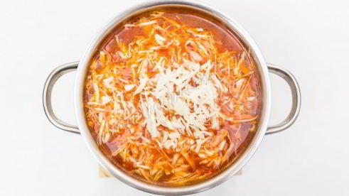 постный борщ на ароматном масле