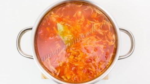 постный борщ на ароматном масле