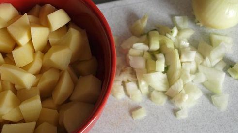 постный борщ с баклажанами