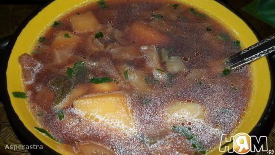 Рецепт постный борщ с нутом