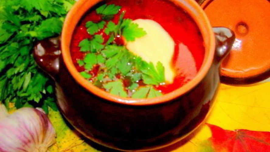 Рецепт постный борщ