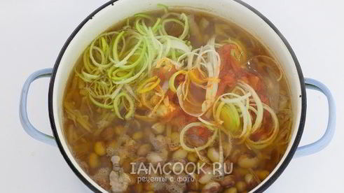 постный красный борщ