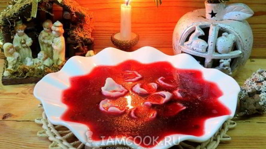 Рецепт старопольский борщ с ушками