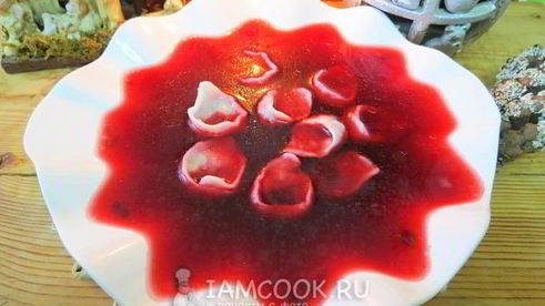 старопольский борщ с ушками