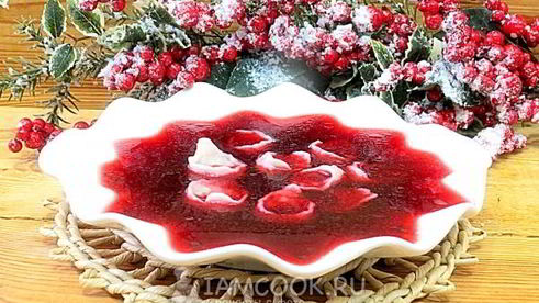 старопольский борщ с ушками