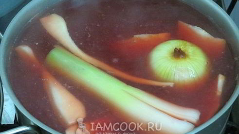 старопольский борщ с ушками