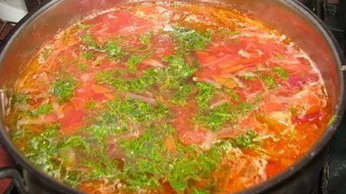 украинский борщ без свеклы