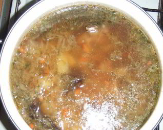 Украинский борщ из квашеной капусты