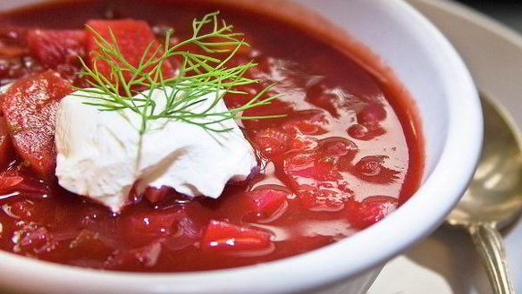 Рецепт Украинский борщ с курицей