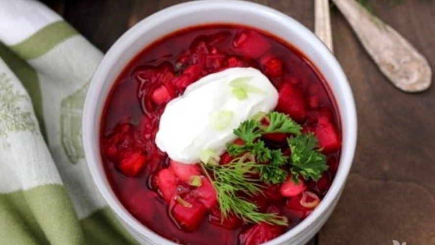 Рецепт веганский борщ