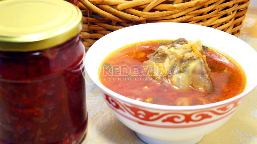 Рецепт заправка для борща на зиму