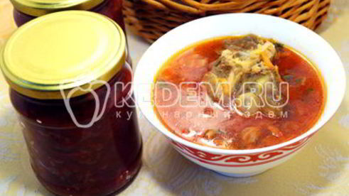 заправка для борща на зиму