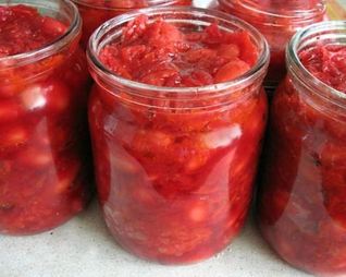 Заправка для борща с фасолью на зиму