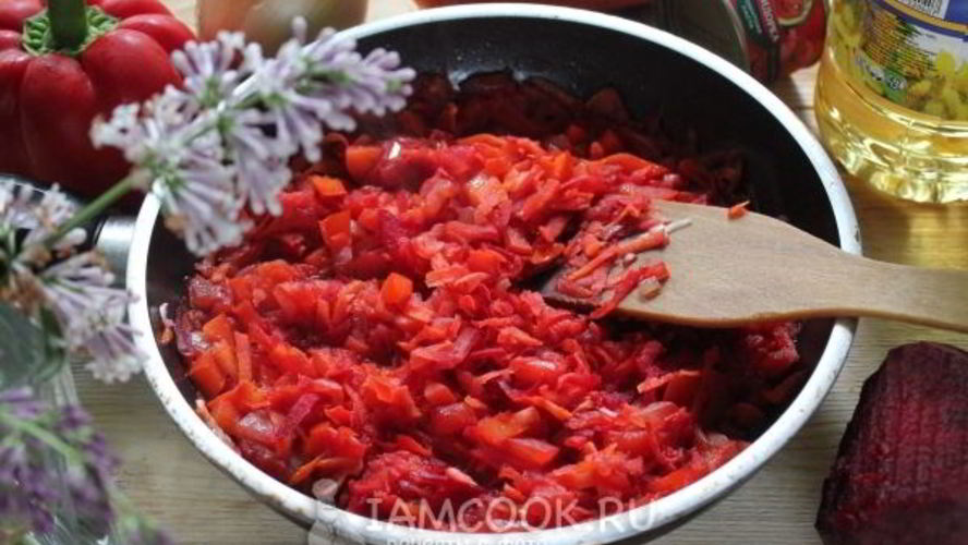 Рецепт зажарка для борща