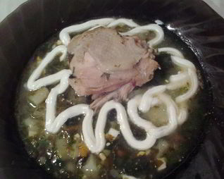 Зеленый борщ Улыбка лета