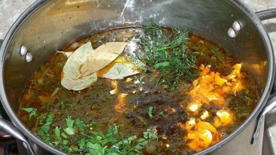 Рецепт зеленый борщ