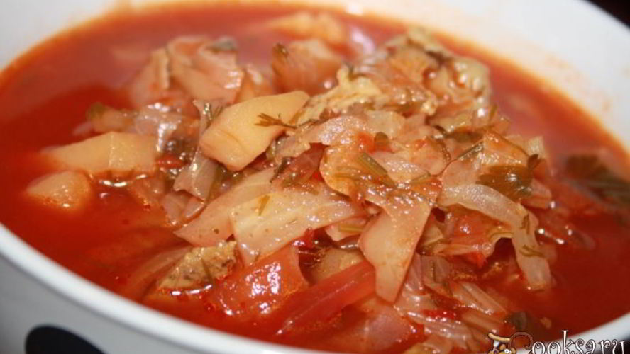Рецепт зимний борщ с летним ароматом