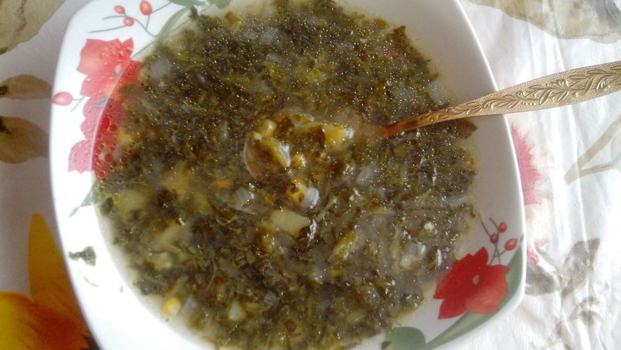 Рецепт диетический суп из шпината