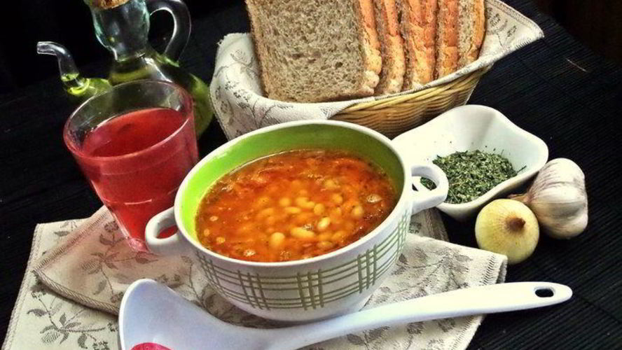 Рецепт фасолевый постный суп