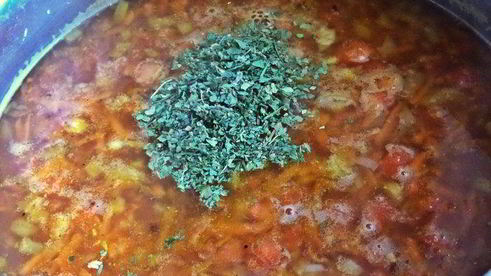 фасолевый постный суп