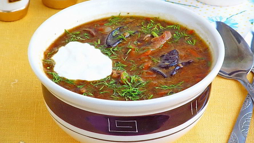 Рецепт гороховый суп с грибами