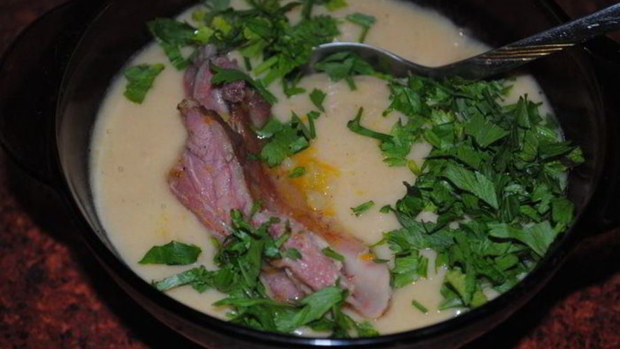 Рецепт гороховый суп с копчеными ребрышками