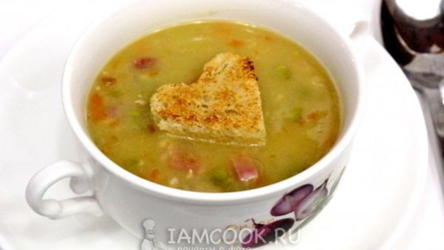 Рецепт гороховый суп в мультиварке
