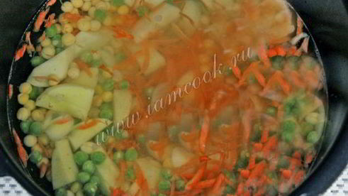 гороховый суп в мультиварке