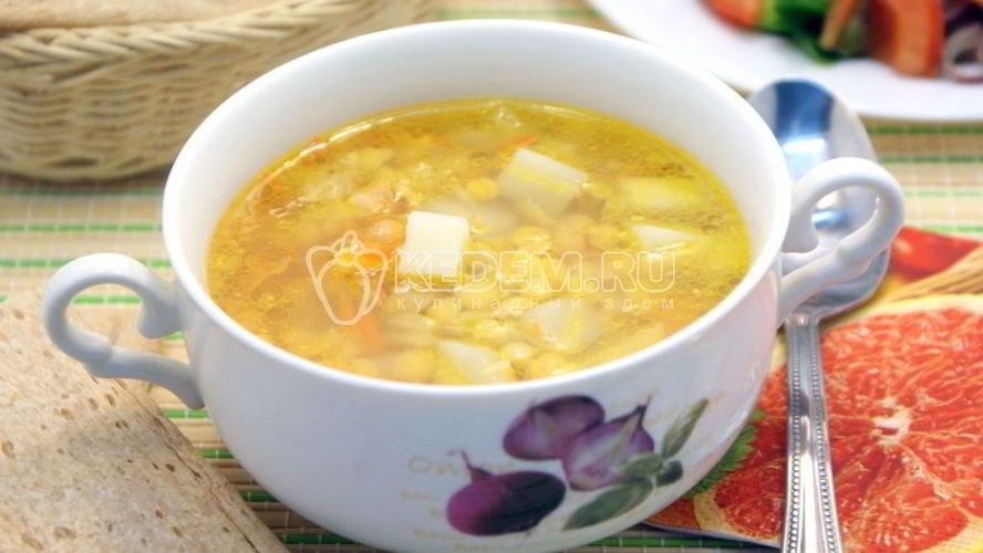 Рецепт постный гороховый суп
