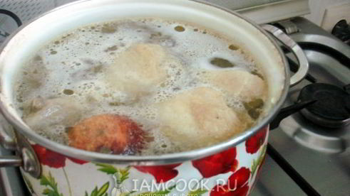 гречневый суп с грибами и курицей