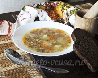 Гречневый суп с курицей