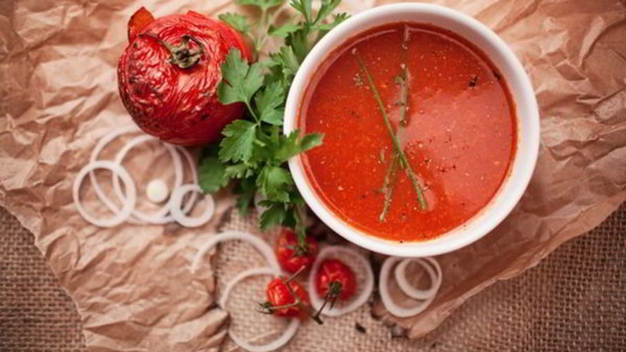 Рецепт индийский томатный суп с чили