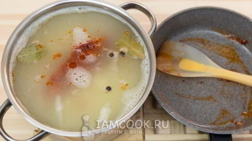 капустняк с рисом и копченой индейкой