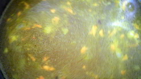 картофельный суп с чечевицей