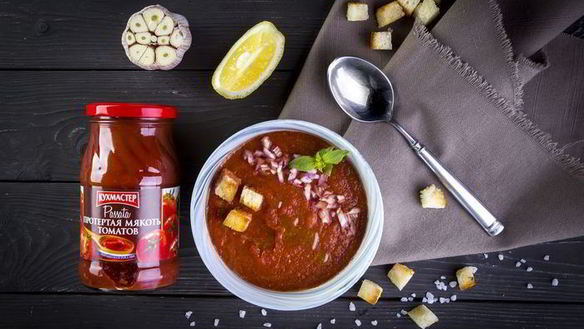 Рецепт Холодный томатный суп