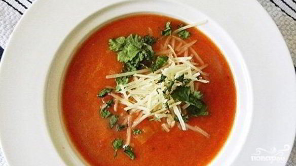 Рецепт Куриный суп с гренками