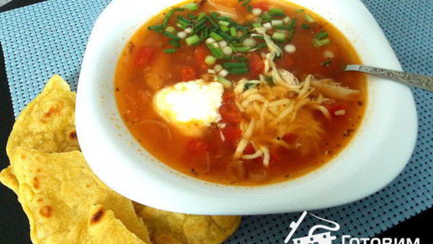 Рецепт мексиканский пряный суп с курицей