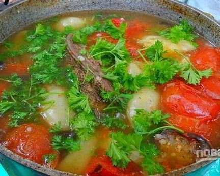 Охотничий шулюм из дичи