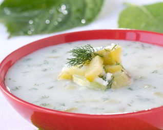 Диетическая окрошка