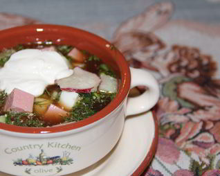 Окрошка на квасе