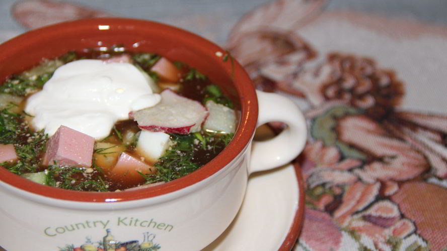 Рецепт окрошка на квасе